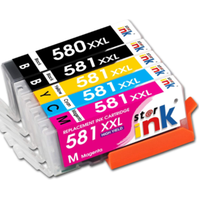 Starink kompatibilní cartridge Canon PGI-580XXL PGBk + CLI-581XXL C/M/Y/Bk (Multipack CMYK)